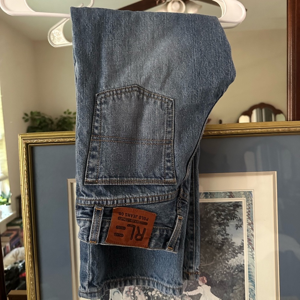 Women’s W23 Ralph Lauren Wide Straight Leg Jeans